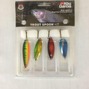 Abu Garcia Sada plandavých třpytek Trout Spoon Kit