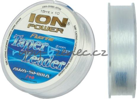Awa-Shima Ujímaný vlasec Ion Power Taper Leader 0,20 - 0,57mm 10 x 15m