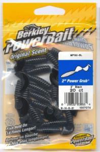 Berkley Power Bait Power Grub 7,6cm Black