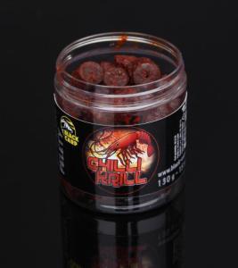 Black Carp Dipované pelety 15mm 130gr Chilli Krill