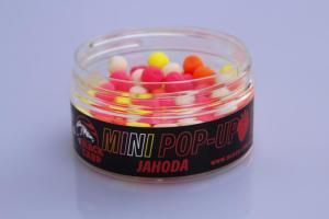 Black Carp Plovoucí boilies MINI POP-UP Jahoda 8mm 30gr