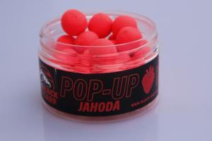 Black Carp Plovoucí boilies POP-UP Jahoda 15mm 50gr