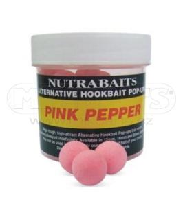 Boilies plovoucí Nutrabaits Pop Ups Pink Pepper 16mm