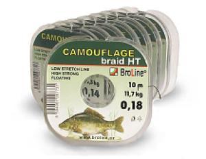 Broline Návazcová šňůrka Camouflage 0,34mm/22,3kg 10m
