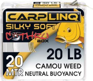 CarpLinq Návazcová šňůrka Neutral Buoyancy 30LB 20m Dark Brown