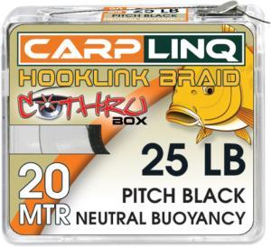 CarpLinq Návazcová šňůrka Neutral Buoyancy 45LB 20m Moss Green