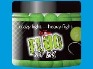 CarpZoom Plovoucí boilies Fluoro Pop Ups Non Flavoured 10mm 100gr White