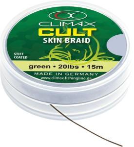 Climax Návazcová šňůrka Cult Skin Braid 20lb 9,1kg 15m Camou Green