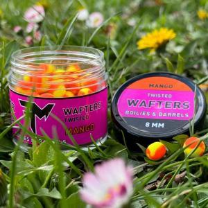 FeederMania Twisted Wafters Boilies & Barrels 10mm 18gr Mango