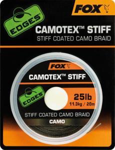 Fox Návazcová šňůrka Edges Camotex Stiff Camo 20lb 20m