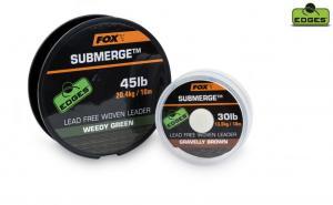 Fox Olověná šňůrka Edges Submerge Lead Free Leader Weedy Green