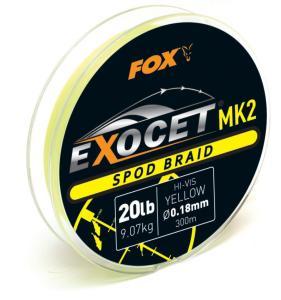 Fox Šňůra Exocet MK2 Spod Braid 0,18mm 300m