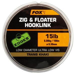 Fox Vlasec Zig & Floater Hooklink Trans Khaki 0,260mm 100m