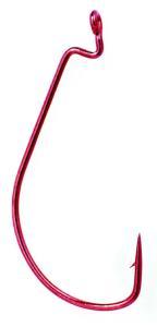 Gamakatsu Háčky Worm Offset EWG Red vel. 2/0