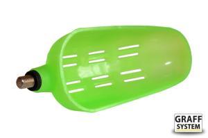 Graff System Zakrmovací lopatka malá Fluo zelená