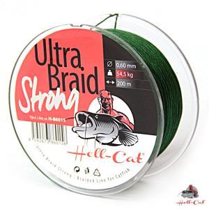 Hell-Cat Šňůra Ultra Braid Strong 0,60mm 54,5kg 200m