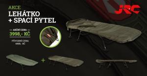 JRC Lehátko Contact Lite + Spací pytel Defender Sleeping Bag