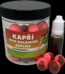 Kapří Duo Balanced boilies 20mm 100gr Moruše & Česnek Kapří Duo Balanced boilies 20mm 100gr Moruše & Česnek
