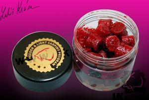 LK Baits Dipované pelety HARD Wild Strawberry 12mm 150ml