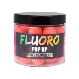 LK Baits Fluoro Pop Up Wild Strawberry 18mm 200ml