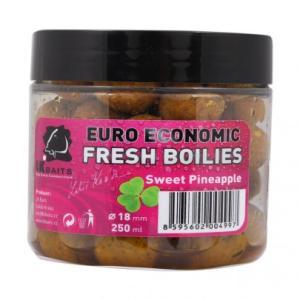 LK Baits Fresh Boilies Economic Sweet Pineapple 18mm 250ml