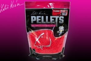 LK Baits Pelety Fluoro Pellets 4mm 1kg Wild Strawberry