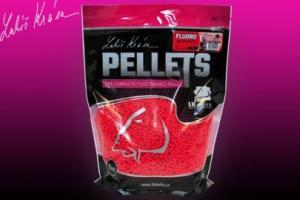 LK Baits Pelety Fluoro Pellets Wild Strawberry 4mm 1kg
