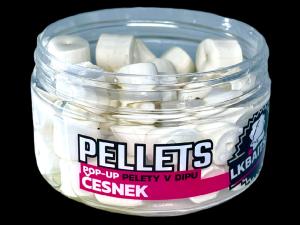 LK Baits Pop-Up Pelety v dipu Česnek 12mm 40gr