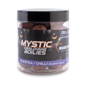 Magic Wolf Mystic Boilies obalované Švestka/Chilli 26mm 130gr Magic Wolf Mystic Boilies obalované Švestka/Chilli 26mm 130gr
