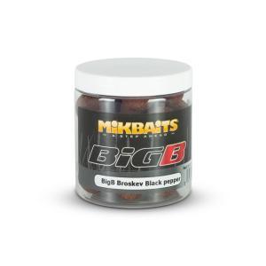 Mikbaits Balance boilie Legends BigB Broskev Black pepper 16mm 250ml