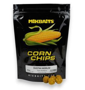 Mikbaits Corn Chips Boilie Švestka Moruše 24mm 300gr