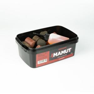 Mikbaits Mamut combo - Peletový mix 500gr + lososový olej 60ml