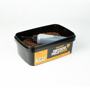 Mikbaits Method pelet box Půlnoční pomeranč 400gr + Activator 120ml