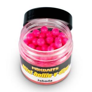 Mikbaits Mini boilie v dipu Jahoda 50ml