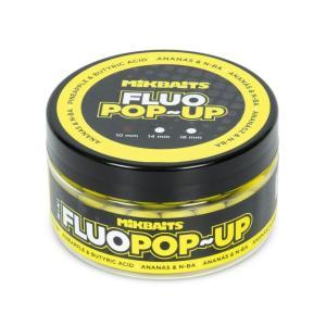 Mikbaits Mini plovoucí fluo boilie Ananas N-BA 10mm 100ml