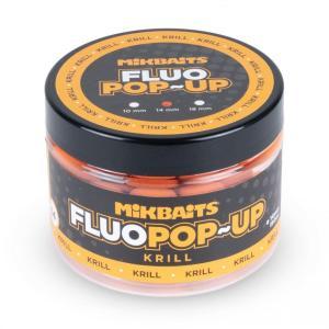 Mikbaits Mini plovoucí fluo boilie Krill 10mm 100ml