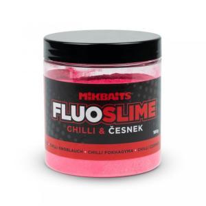 Mikbaits Práškový dip Fluo Slime 100gr Chilli & Česnek