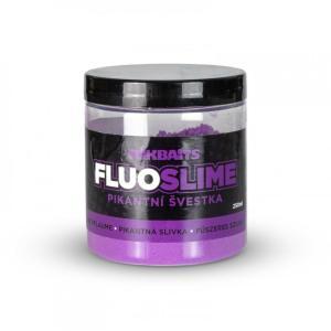 Mikbaits Práškový dip Fluo Slime 100gr Pikantní švestka