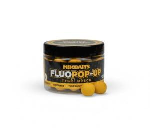 Mikbaits Plovoucí fluo boilie Tygří ořech 14mm 150ml
