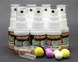 Mikbaits Pop-up Fluo Spray 30ml Broskev&Black pepper