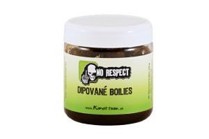 No Respect Fish Liver Dipované boilies Broskev 24mm 150gr