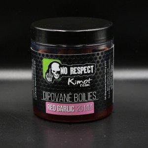 No Respect Dipované boilies Pikant Red Garlic 15mm 150gr