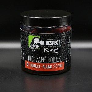 No Respect Dipované boilies RR B1 15mm 150gr