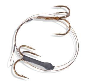 Saenger Lanko s 2 trojháky 2 Treble Hooks Leader Size 4 50cm 9kg