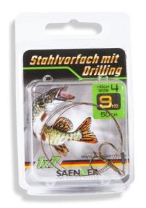 Saenger Lanko s trojhákem Treble Hook Leader Size 4 50cm 9kg