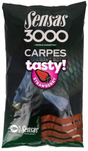 Sensas Krmítková směs 3000 Carp Tasty Strawberry (jahoda) 1kg