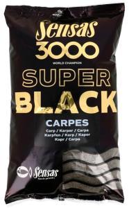 Sensas Krmítková směs 3000 Super Black Carp 1kg