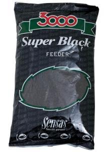 Sensas Krmítková směs 3000 Super Black Feeder 1kg
