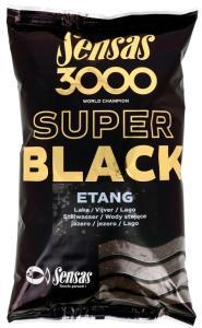 Sensas Krmítková směs 3000 Super Black Lake (Jezero) 1kg