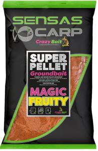 Sensas Krmítková směs Super Pellet Grounbait Magic Fruity (ovoce) 1kg